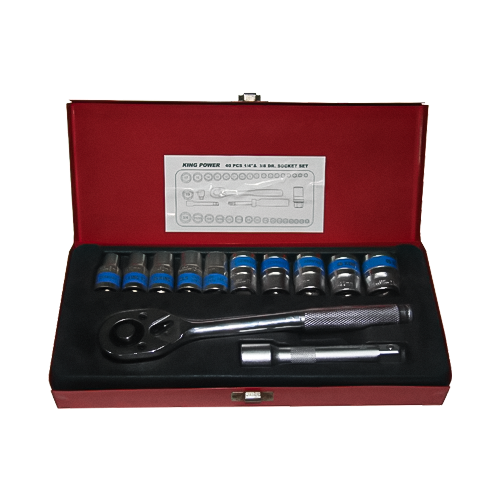 Sestava soketu 12ks Ratchet Discrie (1/2 